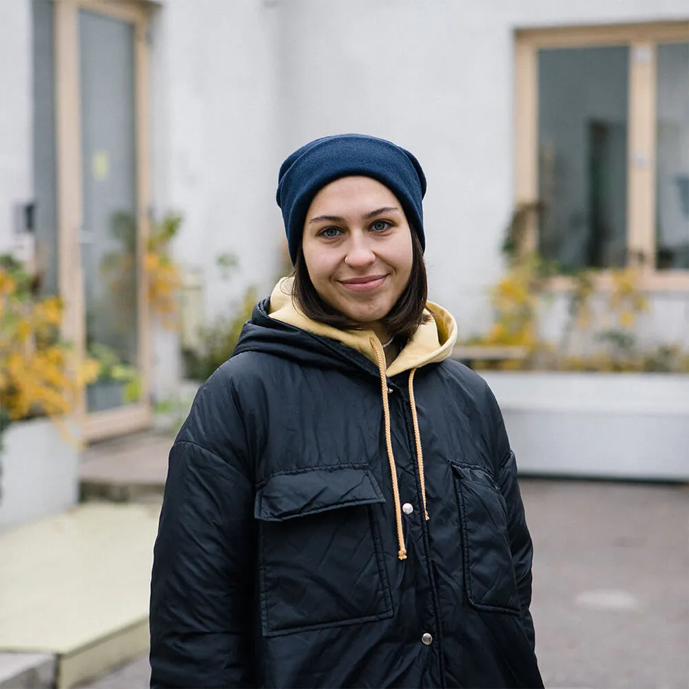 Шапка шерстяная Friend Function Кобальт - фото 3