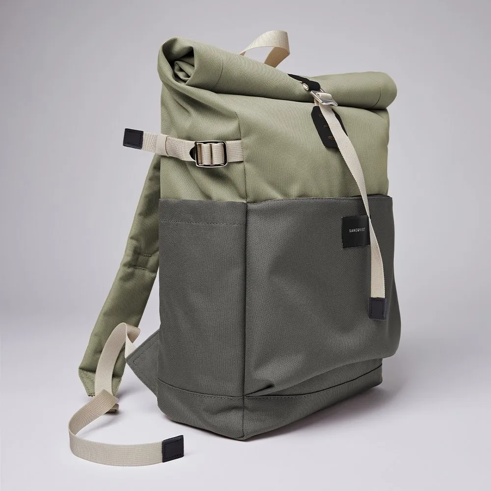 Рюкзак Sandqvist Ilon Multi Dew green - Night grey - фото 5