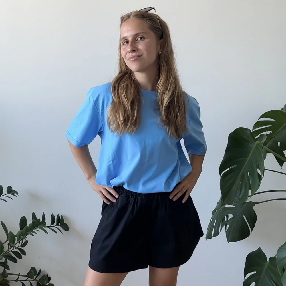 Футболка Friend Function Easy scrolling club синяя - фото 9