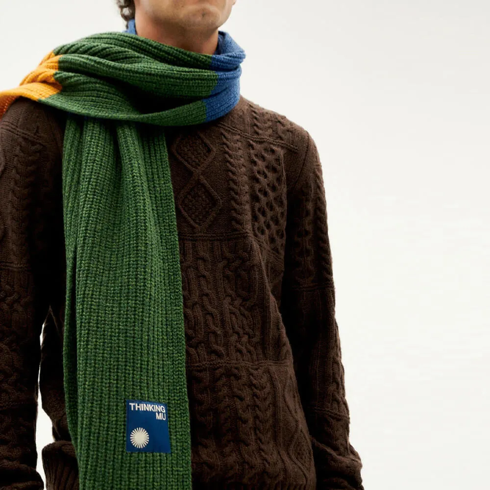 Шарф Thinking Mu Ghede Dark Green - фото 9
