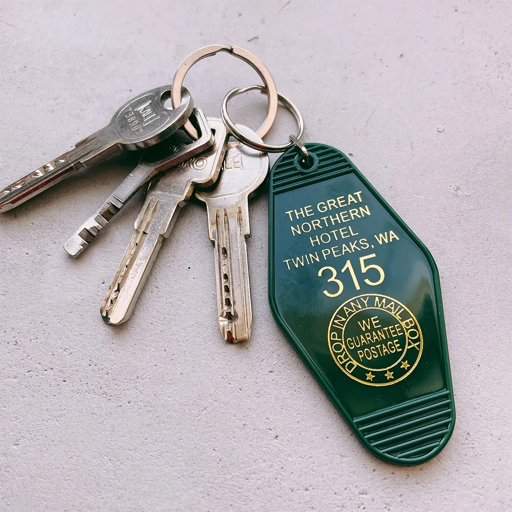 Брелок на ключи Friend Function TWIN PEAKS зеленый - фото 8