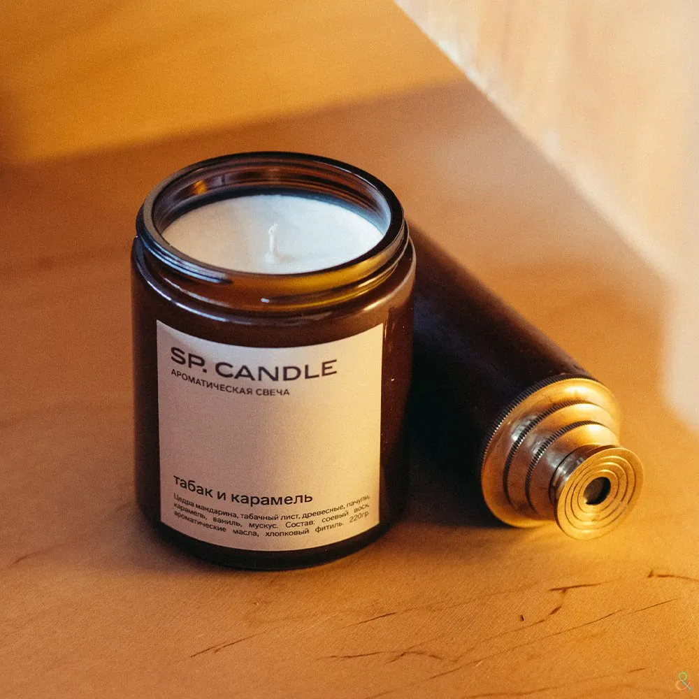 Ароматическая свеча SP Candle большая - фото 10