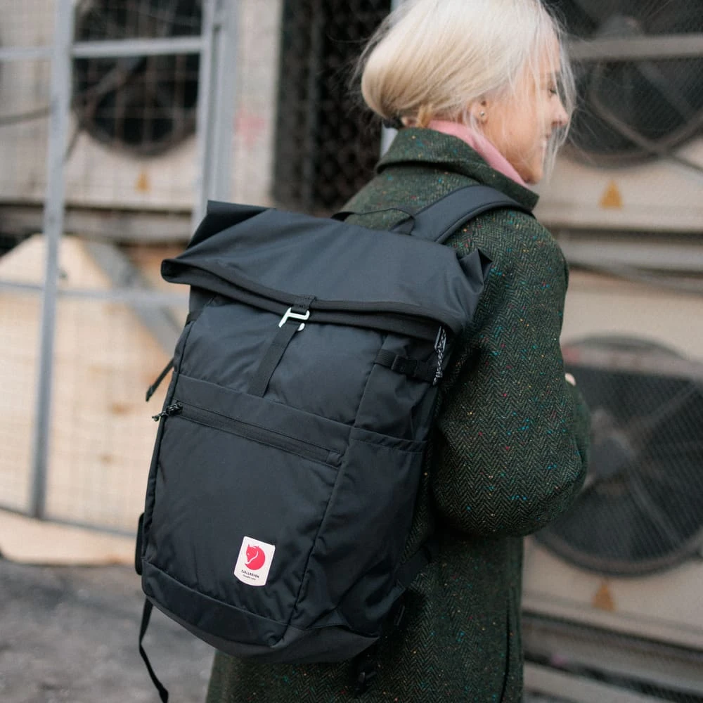 Рюкзак Fjallraven High Coast Foldsack 24 Black (550) - фото 2