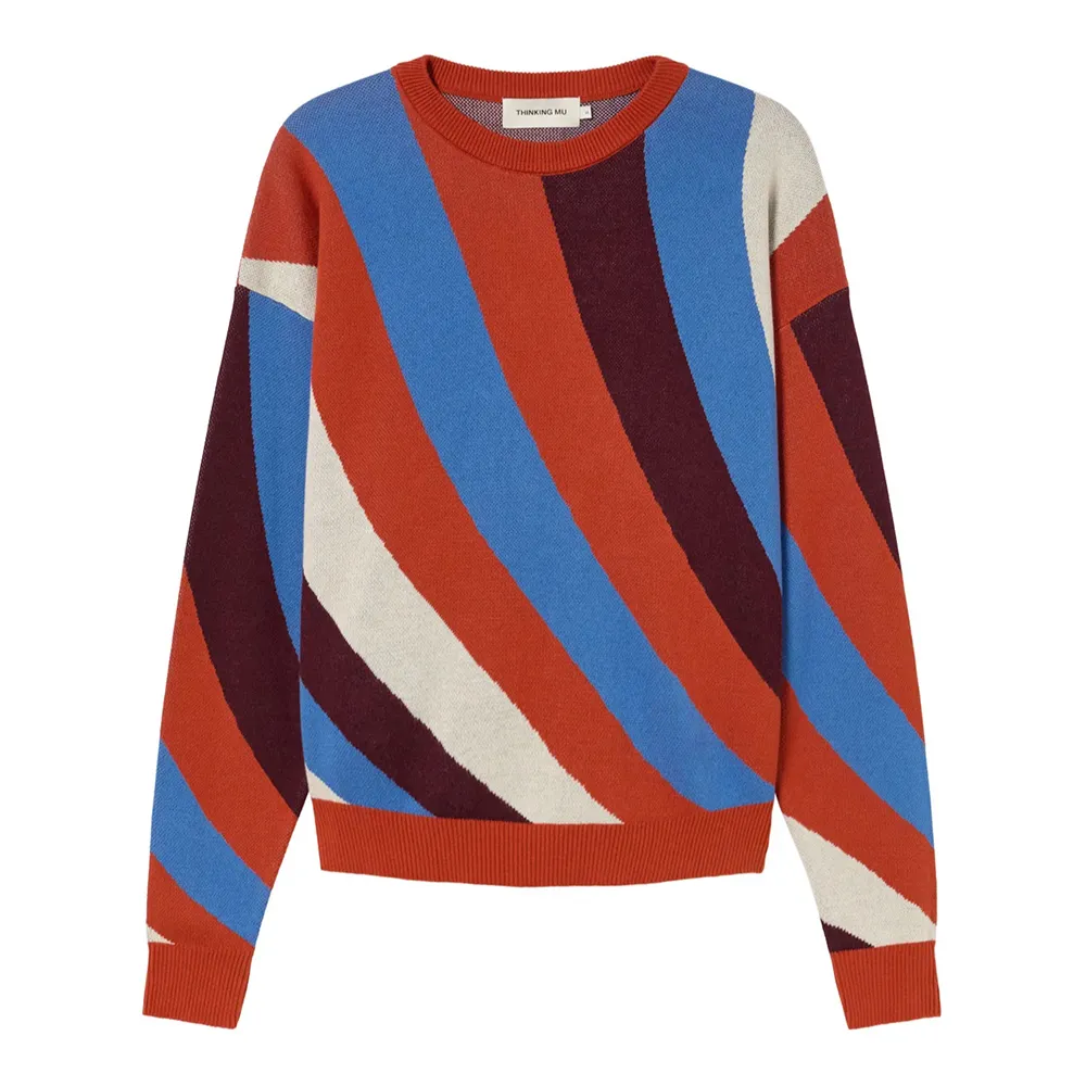 Свитер Thinking Mu Cold Paloma Blue женский - фото 13