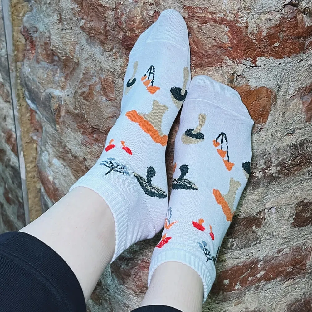 Носки Friend Function короткие Грибные белые 36-40 - фото 2