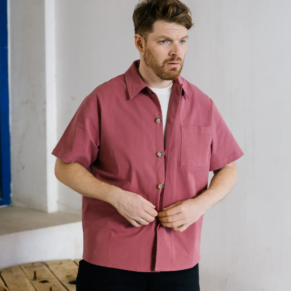 Рубашка с короткими рукавами Friend Function розовая - фото 2