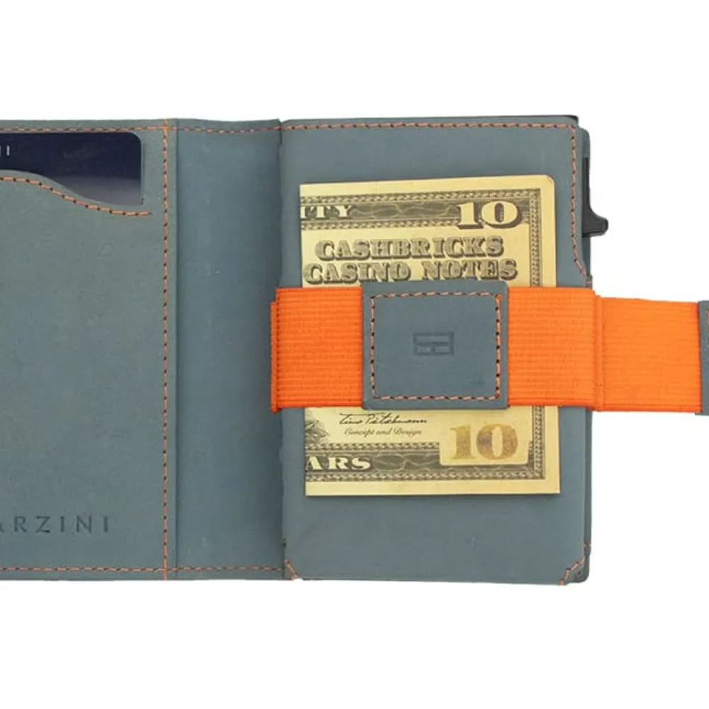 Кошелек Garzini Metal Wallets Blue Orange - фото 6