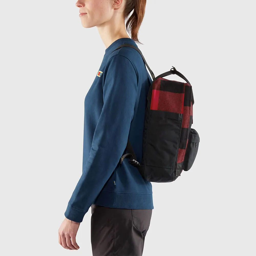 Рюкзак Fjallraven Kanken Re-Wool Red-Black (320-550) - фото 12