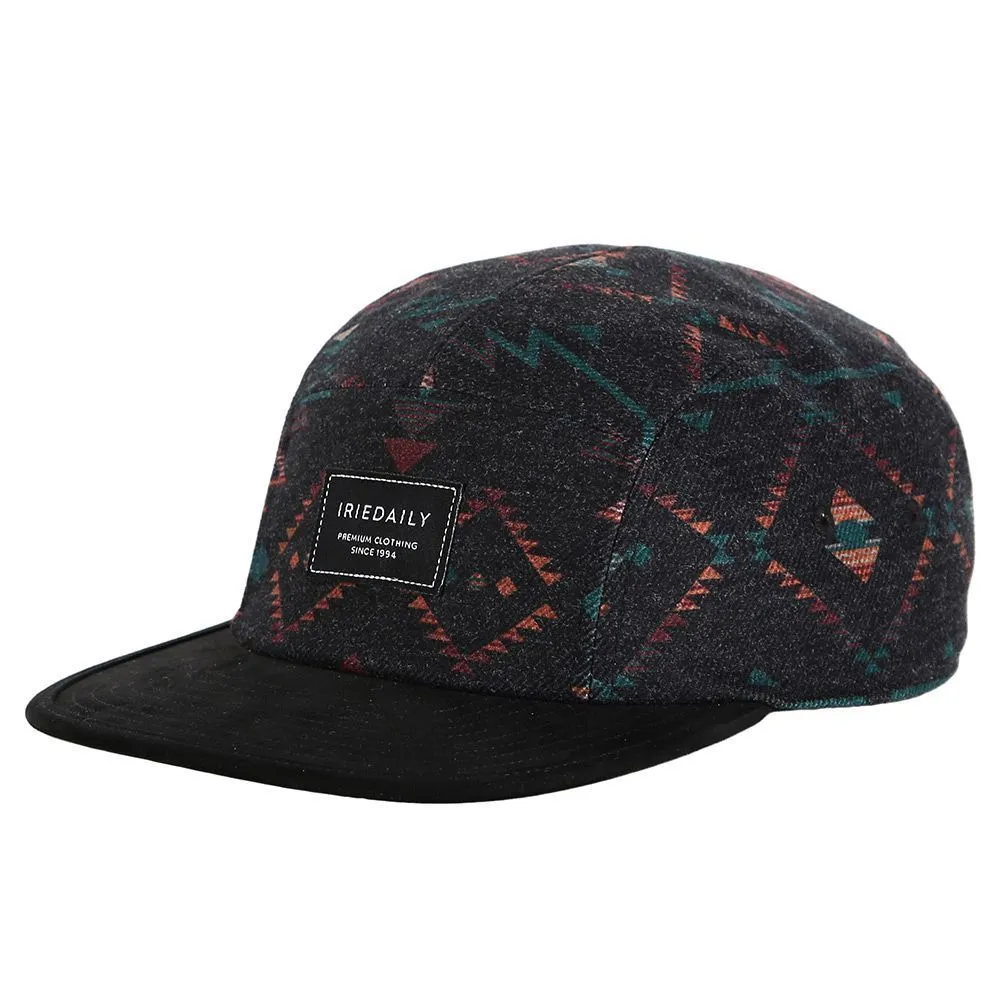 Кепка Iriedaily Santania 5 Panel Cap Black Melange - фото 2