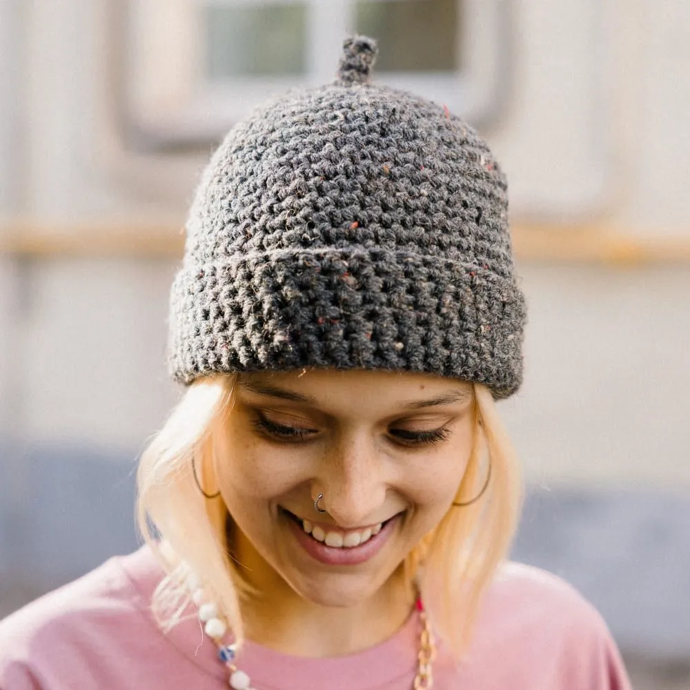 Шапка CHECK YA HEAD серая 2467/153 - фото 7