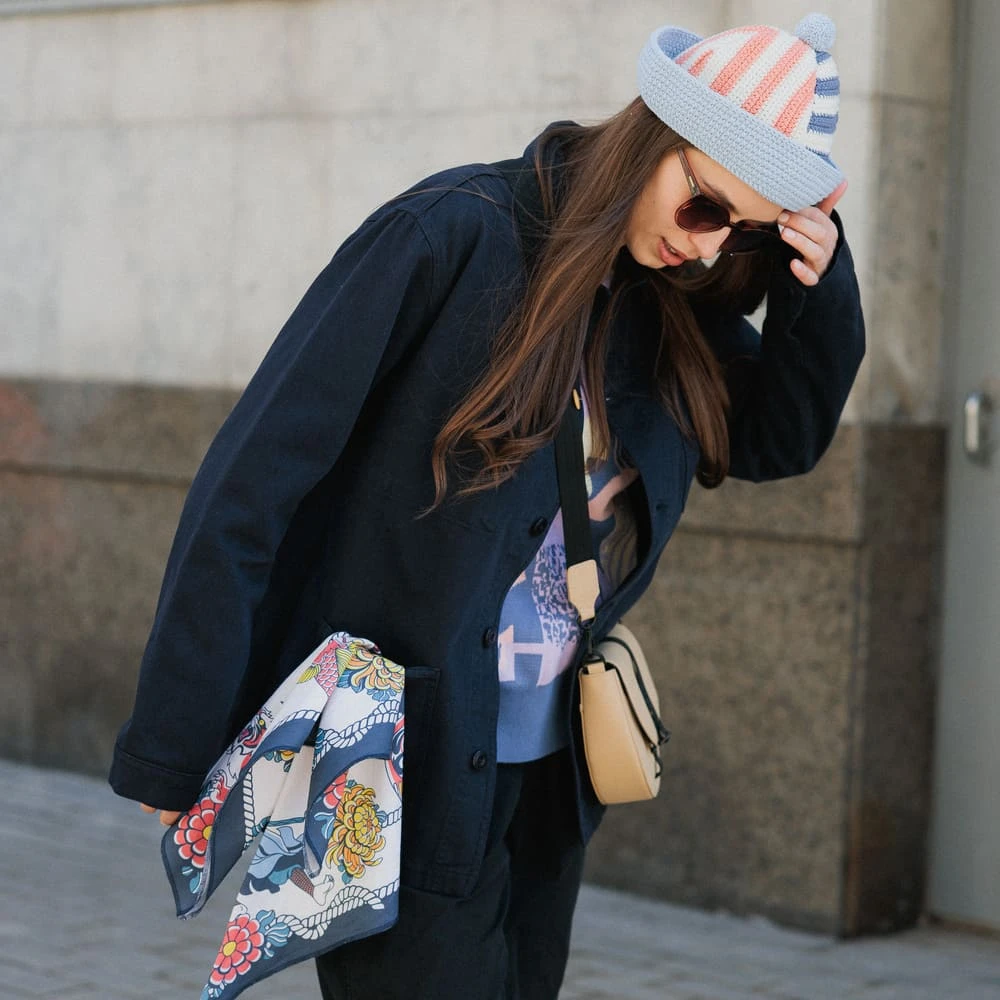 Рубашка Bask In The Sun SERGI navy - фото 11