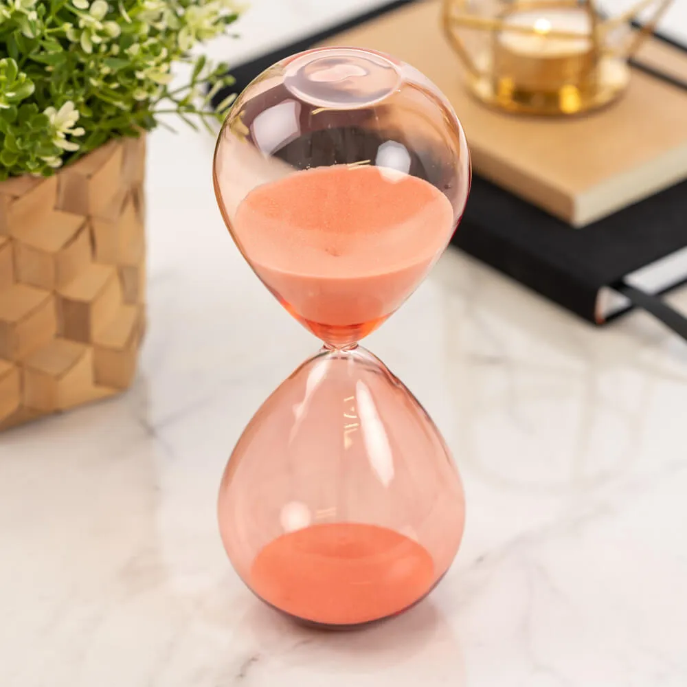 Песочные часы на 30 мин персиковые - фото 2