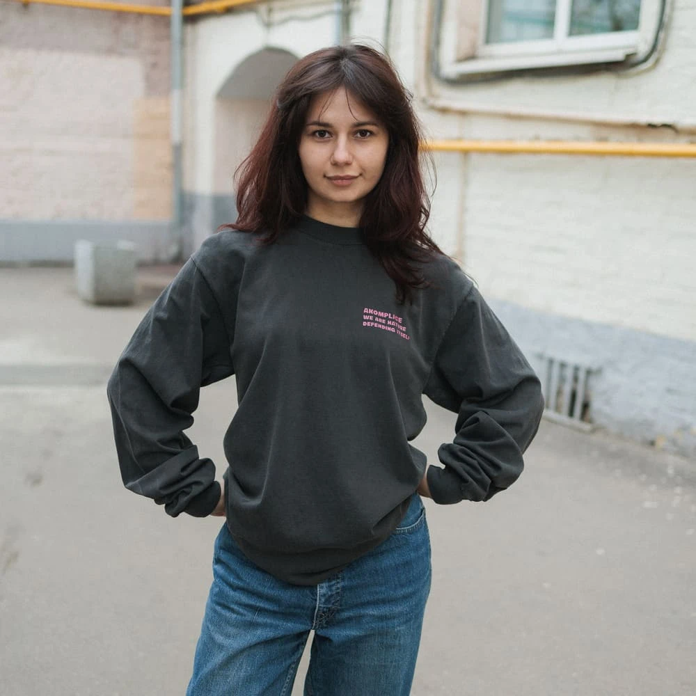 Лонгслив Akomplice Buttons Tee Vintage Black - фото 2