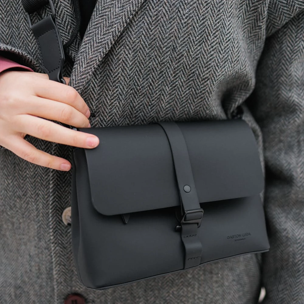 Кроссбоди сумка Gaston Luga Splash Black - фото 16