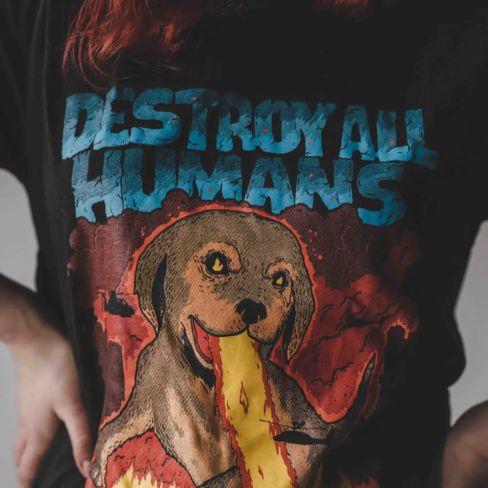 Футболка Barking Store Догзилла мужская черная - фото 3