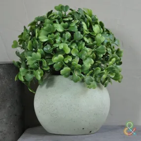 Кашпо CONCRETE COLOR Anika бледный зеленый