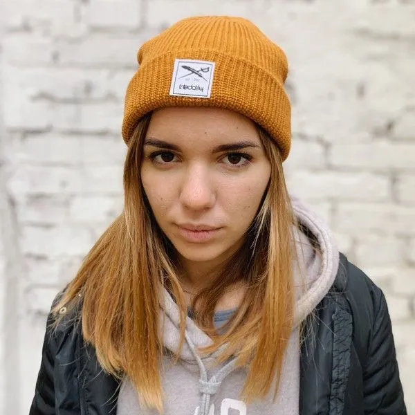 Шапка Iriedaily Kreuzkoelln ochre - фото 9