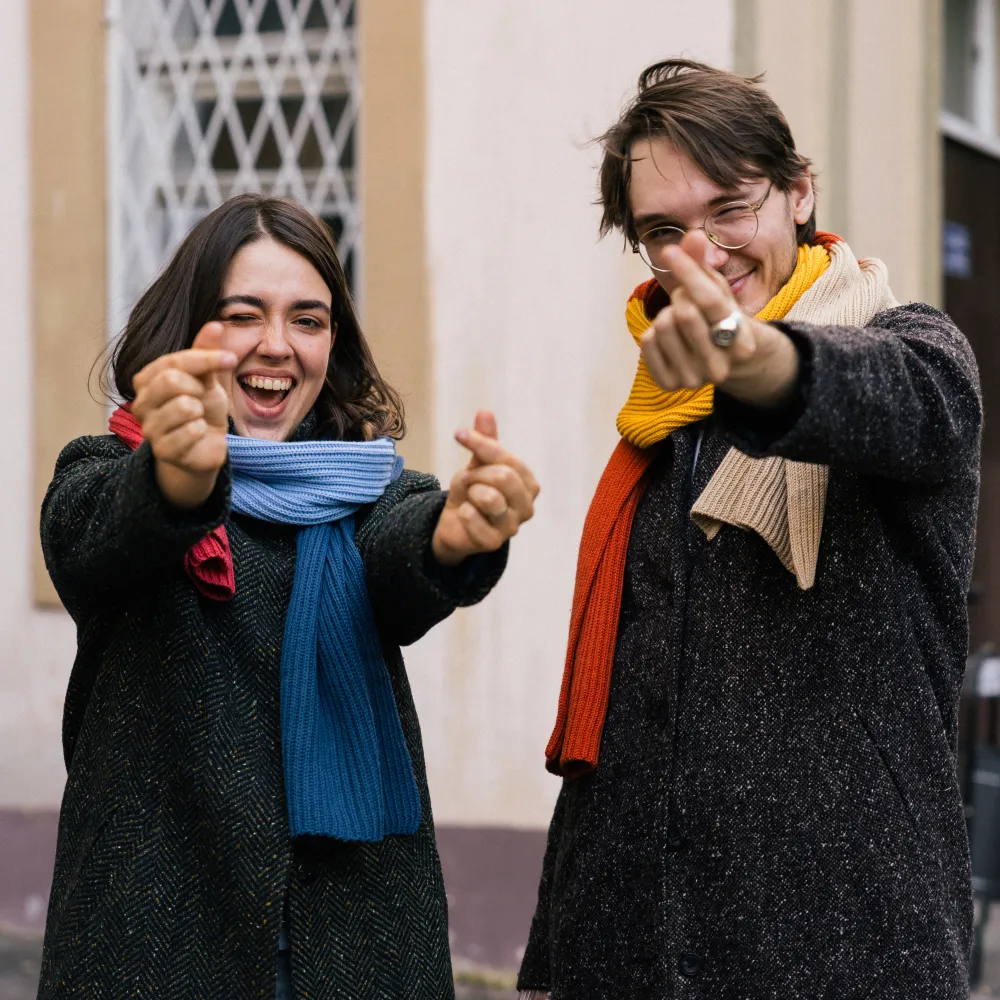 Вязаный шарф Friend Function Оранжевый - фото 12