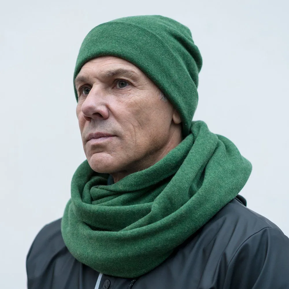 Шапка шерстяная Friend Function Бутылочно-зеленый - фото 3