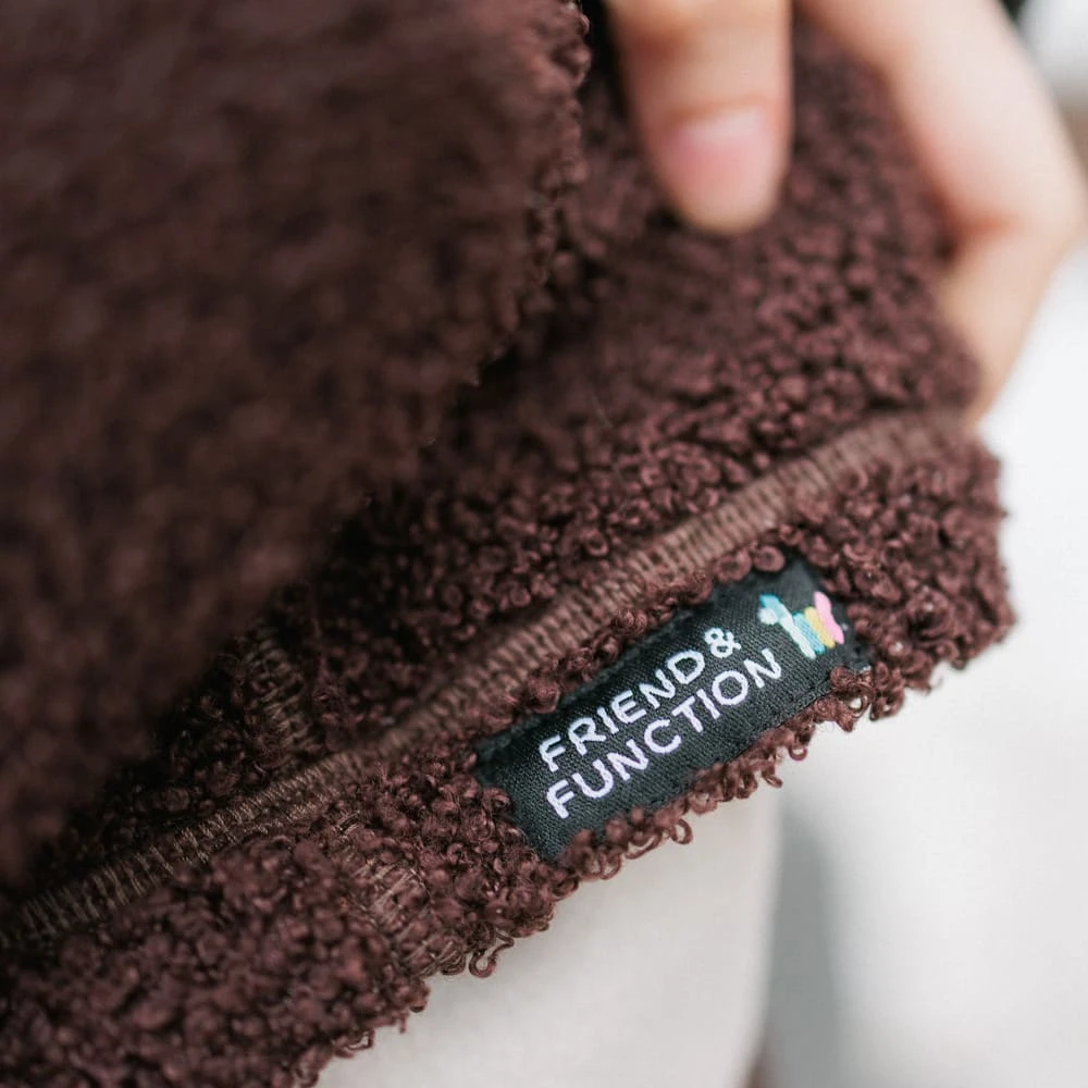 Капюшон Friend Function барашковый коричневый с ушками - фото 5