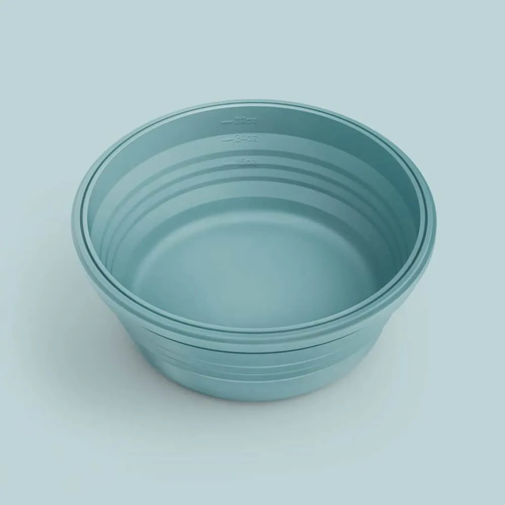 Складной ланч-бокс Stojo Bowl Eucalyptus 1065 мл - фото 3