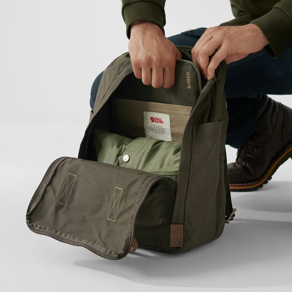 Рюкзак Fjallraven Kanken No2 Dark Olive Laptop 15 - фото 6