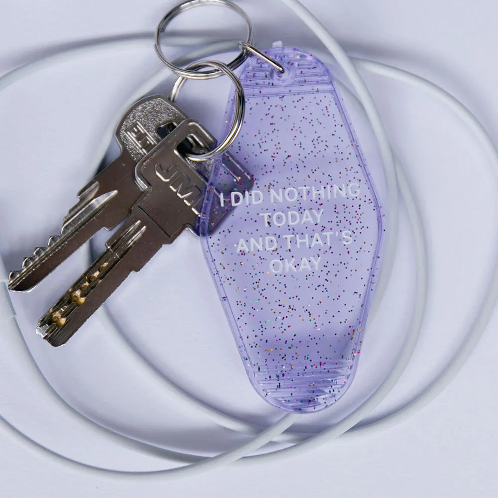 Брелок на ключи Friend Function That`s okay фиолетовый - фото 1