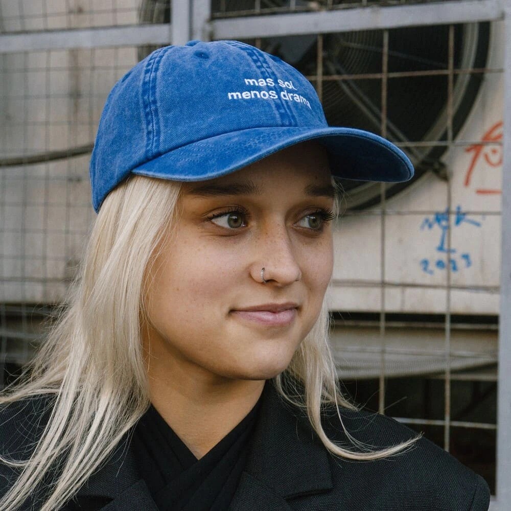 Кепка Friend Function Mas Sol Menos Drama синяя - фото 4