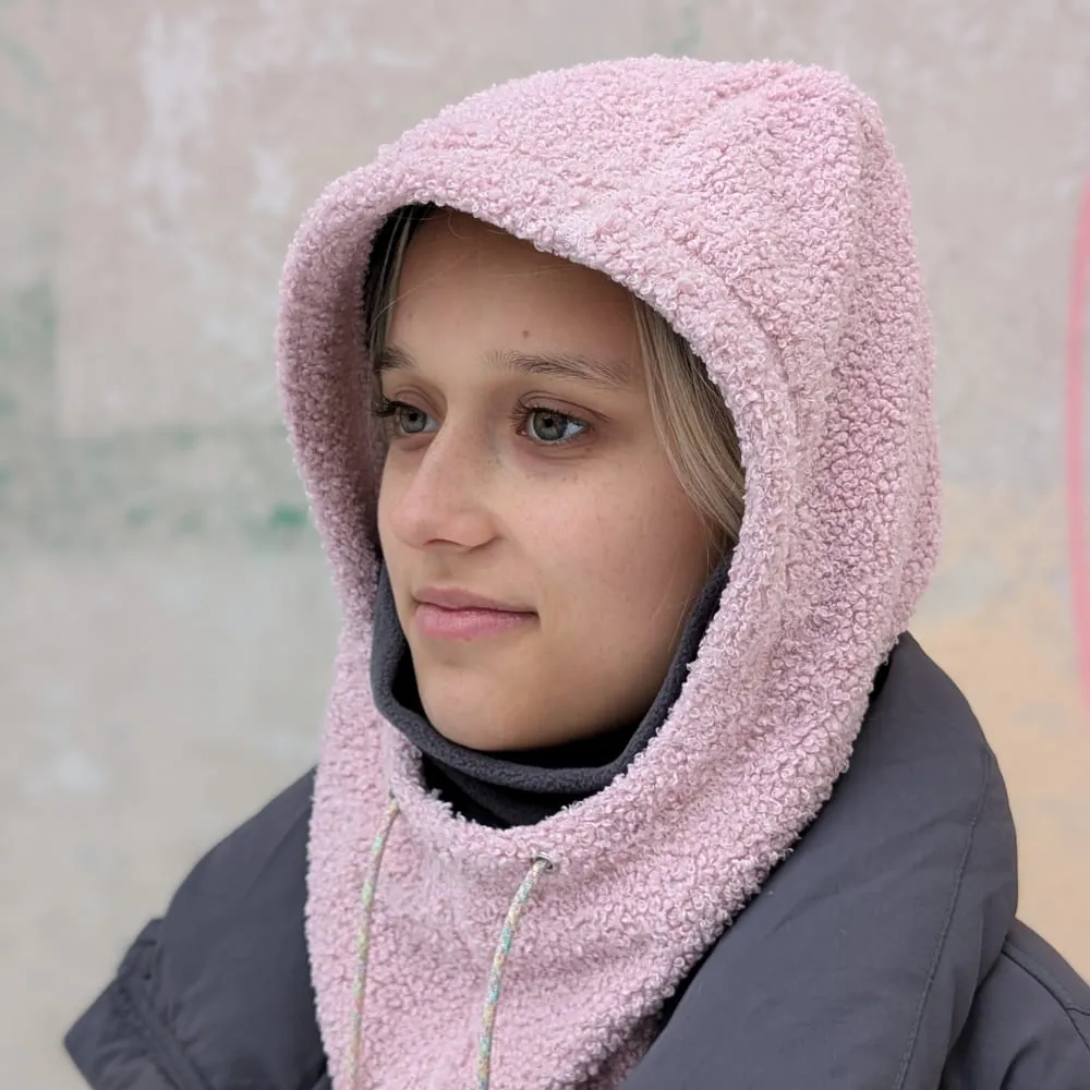 Капюшон Friend Function барашковый розово-серый - фото 5