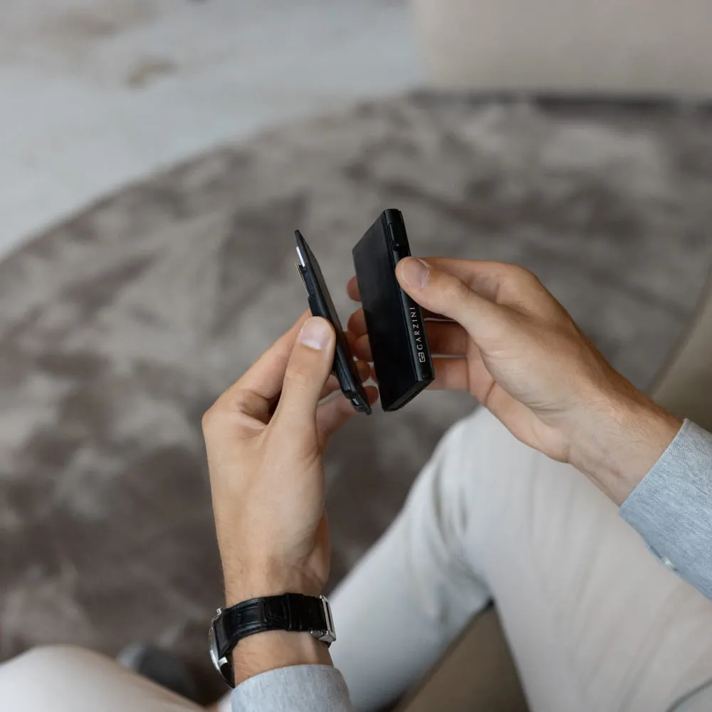 Кошелек Garzini MagSafe Metal Wallet Black - фото 11