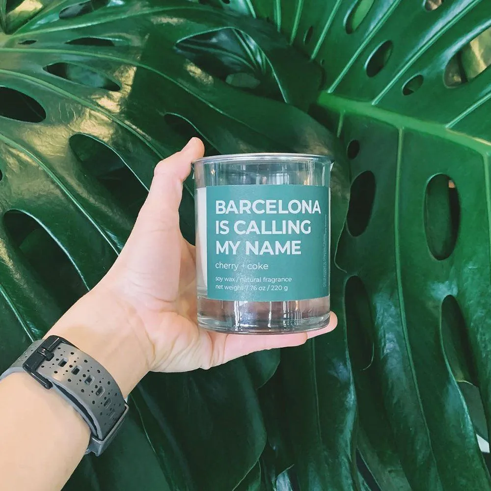 Ароматическая свеча taddywax Barcelona is calling my name - фото 5