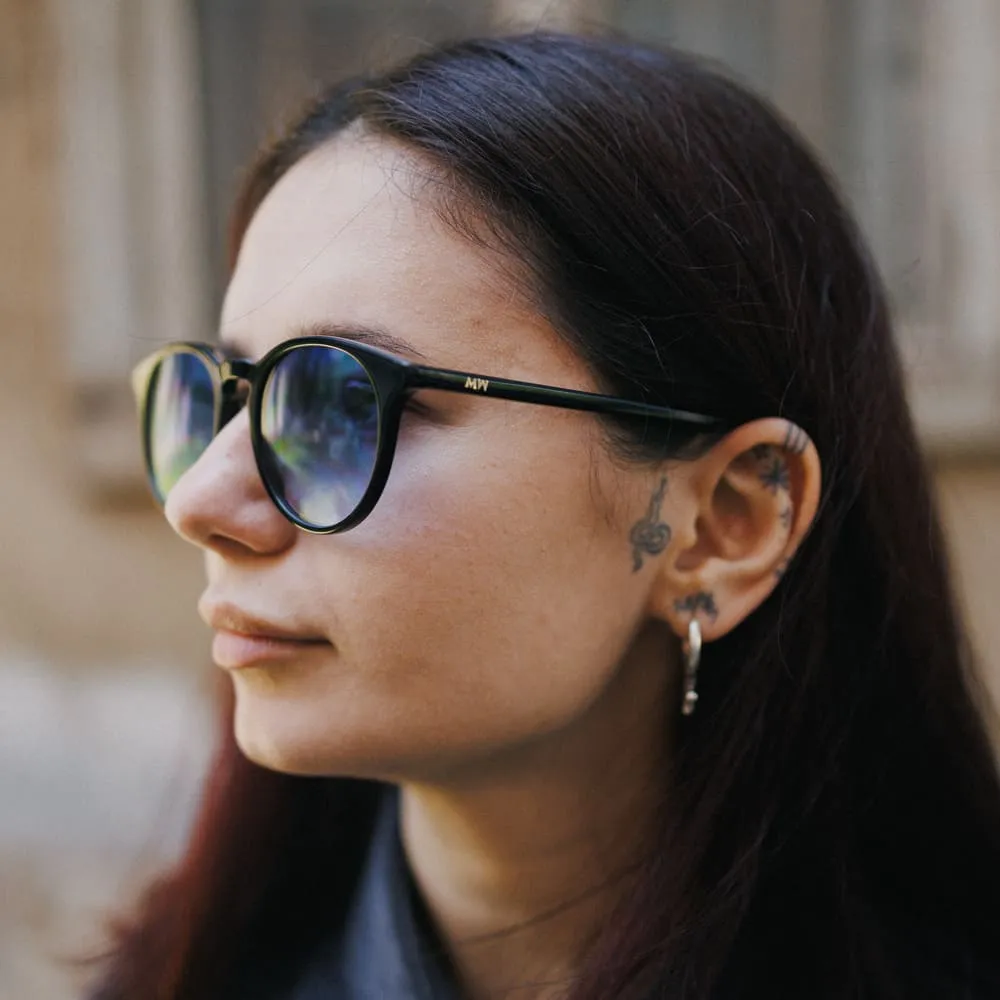 Очки MESSYWEEKEND New Depp Black Gradient Blue - фото 2