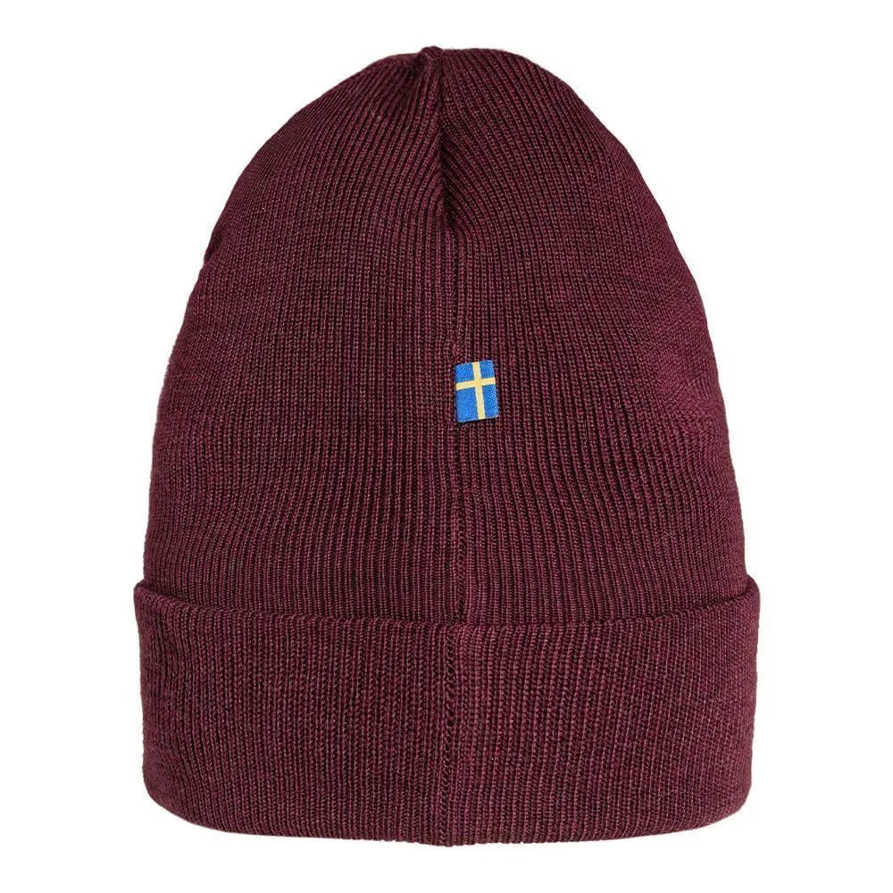 Шапка Fjallraven Classic Knit Hat Dark Garnet (356) - фото 2