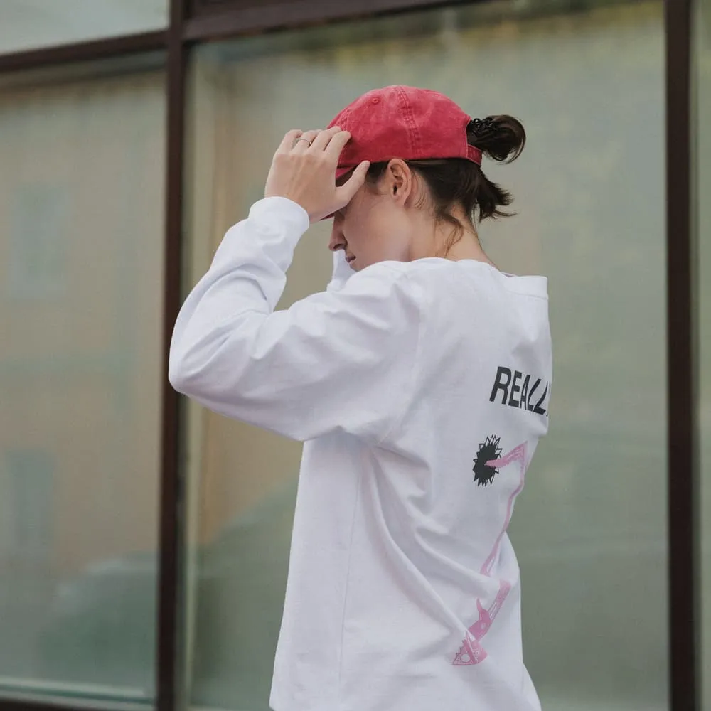 Кепка Friend Function mas flow menos control красная со светонакопительной нитью - фото 5