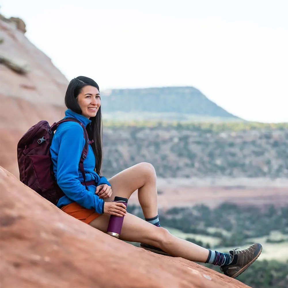 Термокружка Klean Kanteen TKWide 473 мл Twist Cap Purple Potion - фото 11