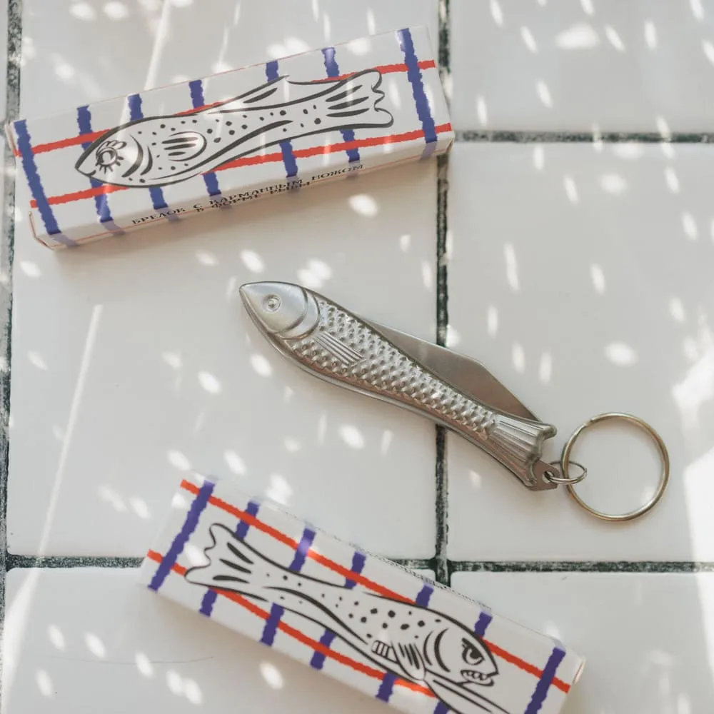 Брелок с карманным ножом в форме рыбы FRIEND FUNCTION - фото 1
