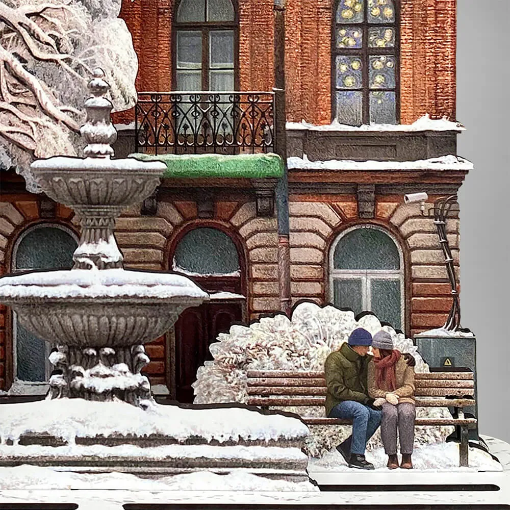 Набор Тот самый Петербург зимний с фонтаном - фото 4