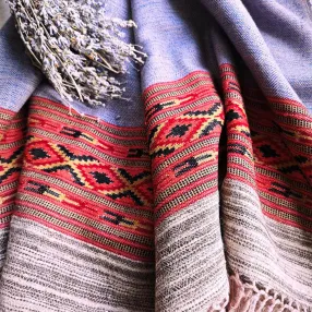 Большой шерстяной шарф Lavender Folk