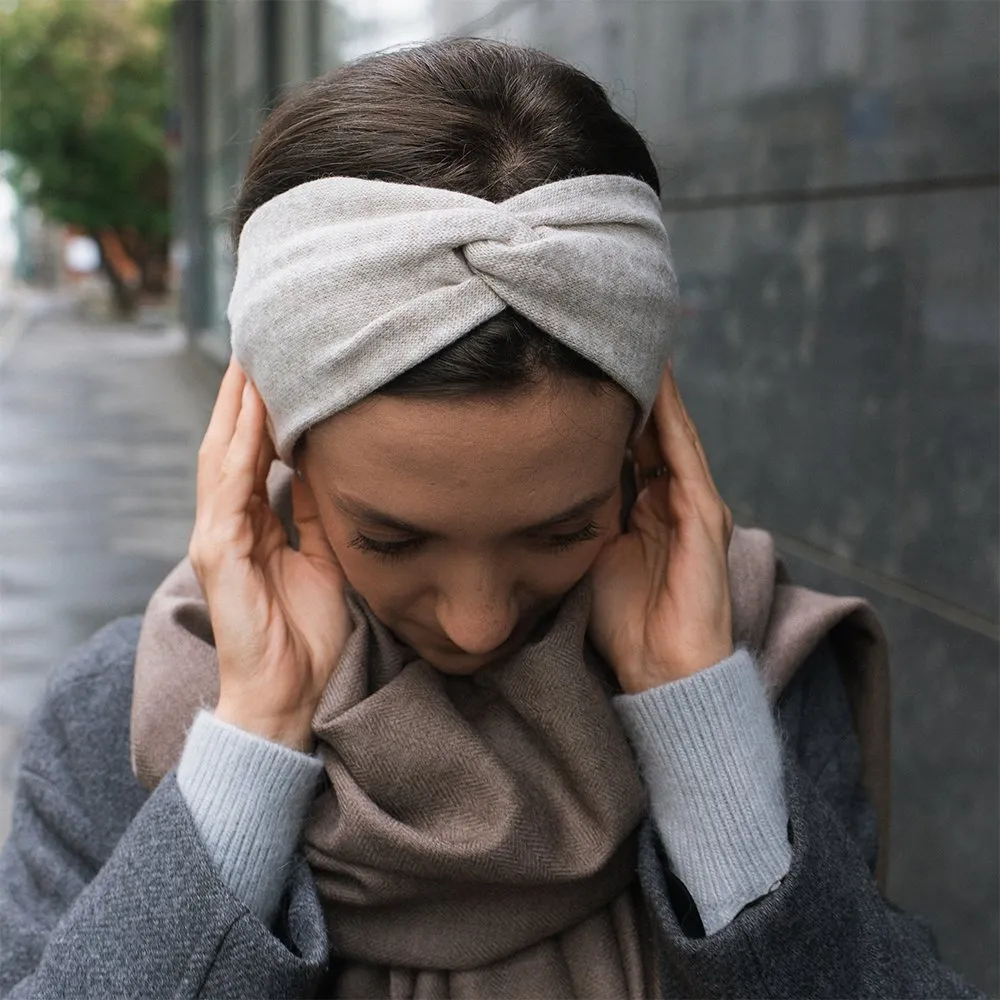 Шерстяная полоска (повязка) на голову Friend Function Топлёное молоко - фото 2