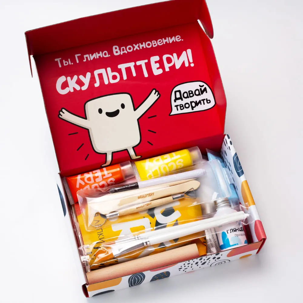 Набор глины для лепки SCULPTERY - фото 7