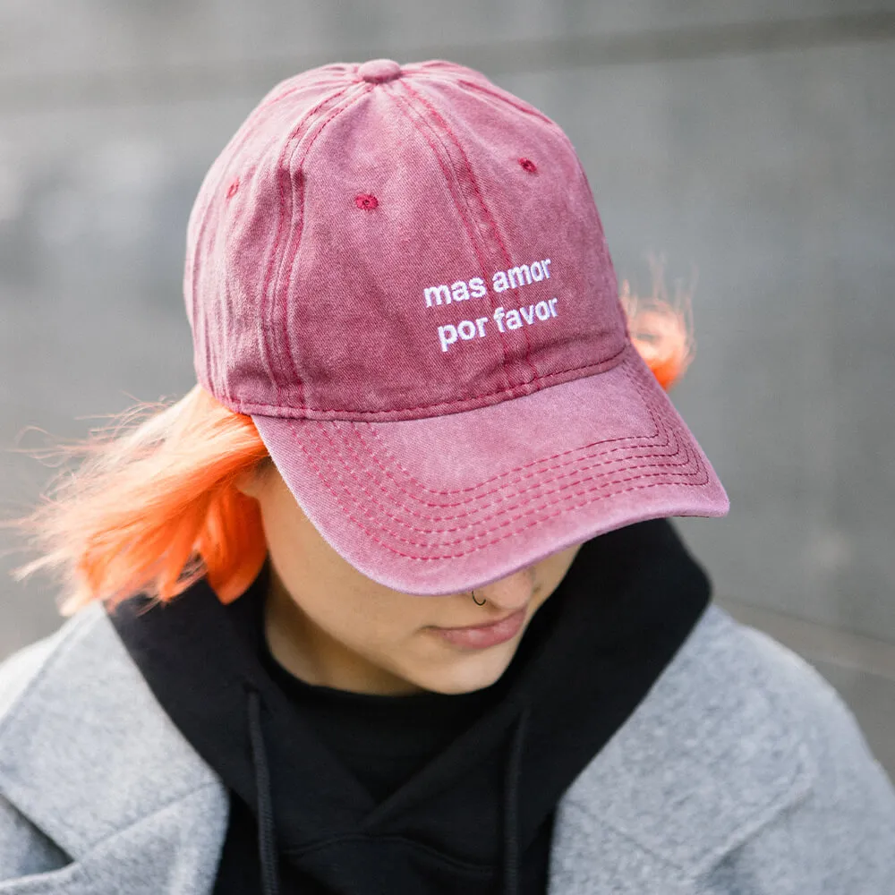 Бейсболка Faded с вышивкой mas amor - фото 1