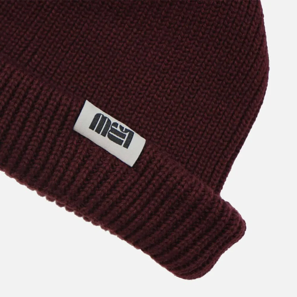 Шапка Меч Knit Short Beanie Bordo - фото 8