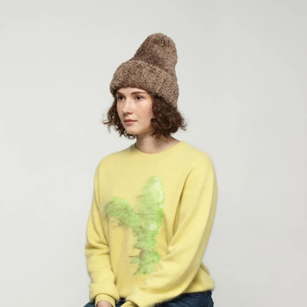 Шапка CHECK YA HEAD коричневая T1966/104 - фото 2