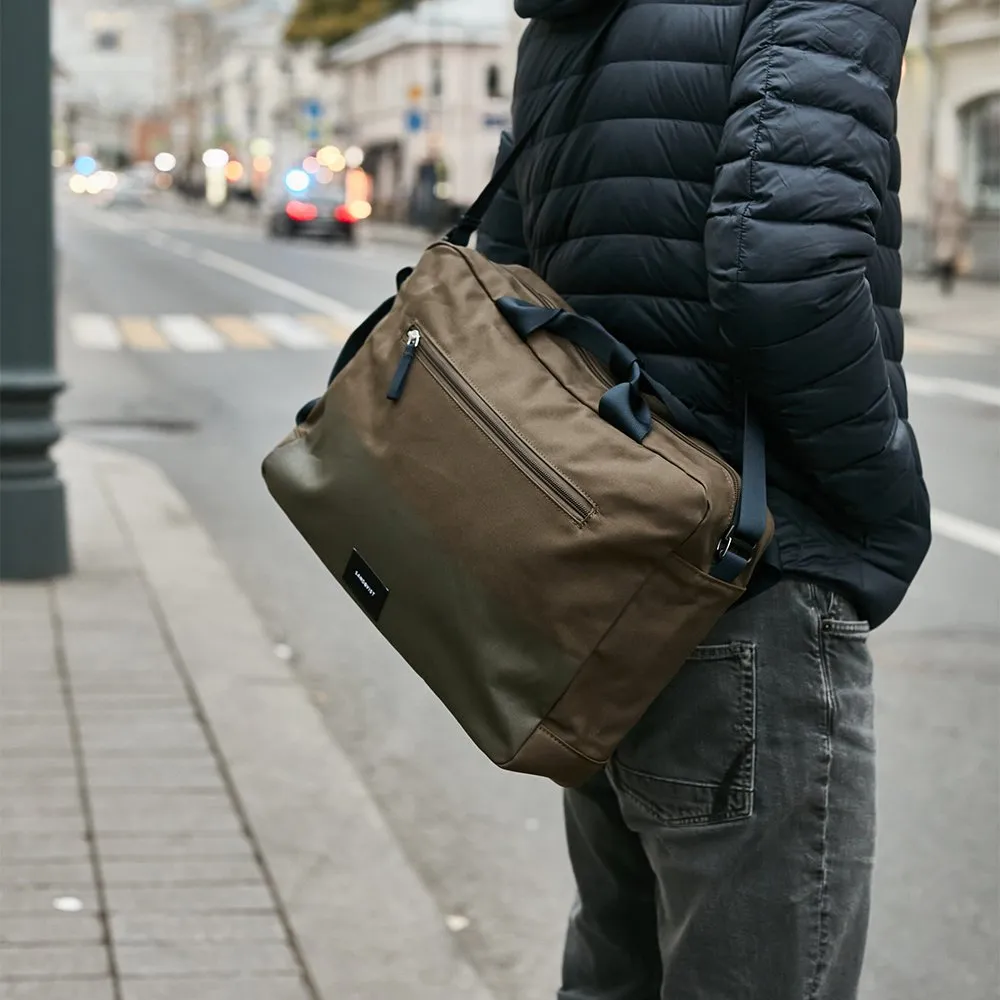 Сумка Sandqvist Bruno Olive With Coating - фото 8