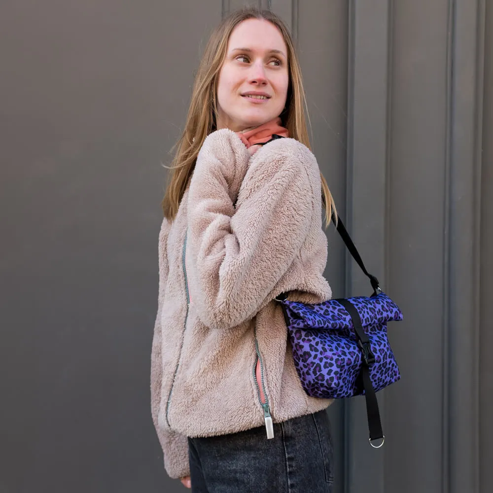 Сумка iyulstore Baby rolltop Фиолетовый леопард - фото 3