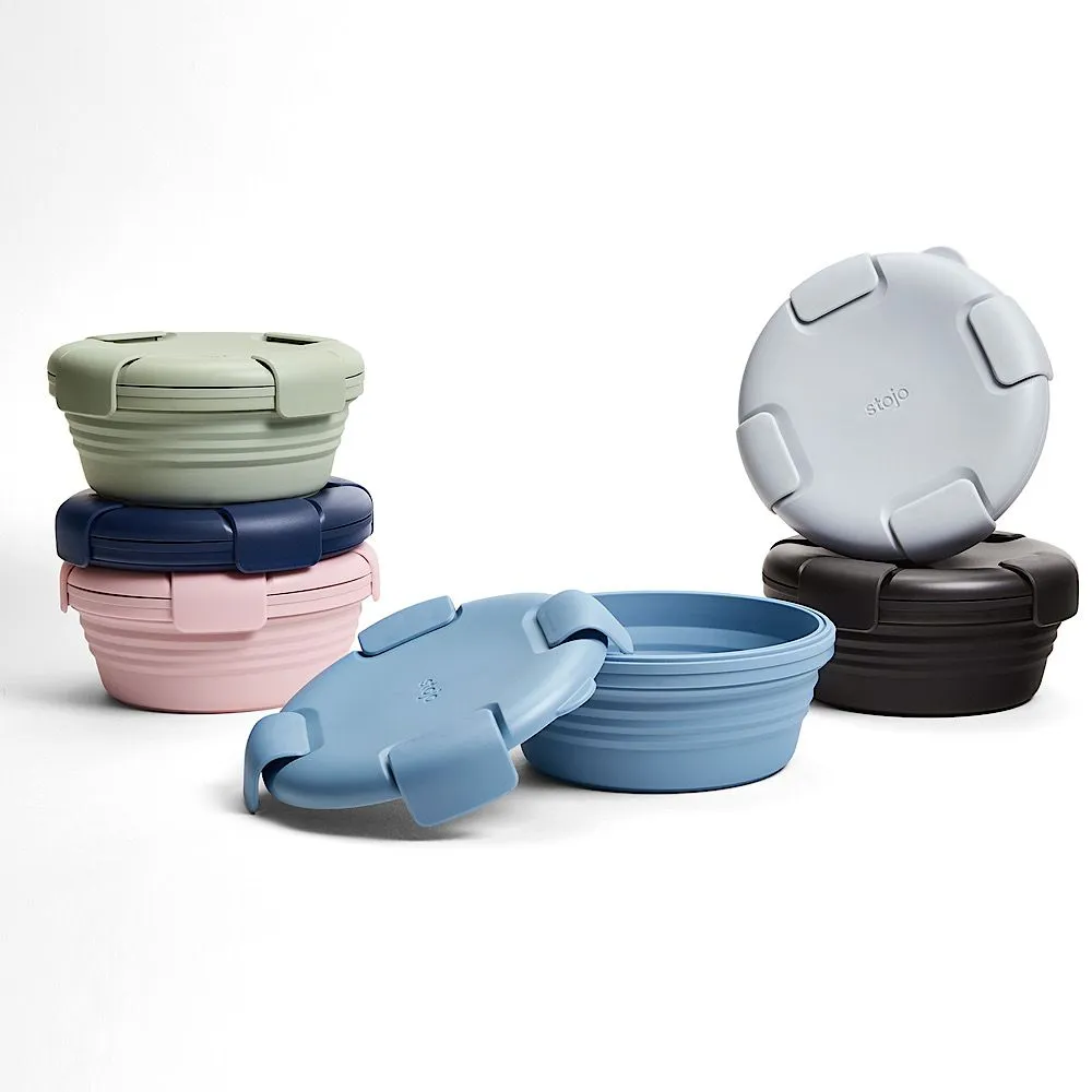 Складной ланч-бокс Stojo Bowl Carnation 1065 мл - фото 13