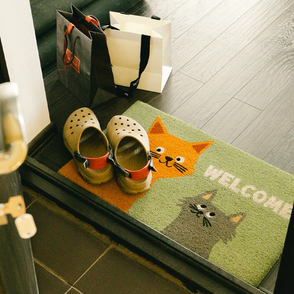 Придверный коврик с котами - фото 6