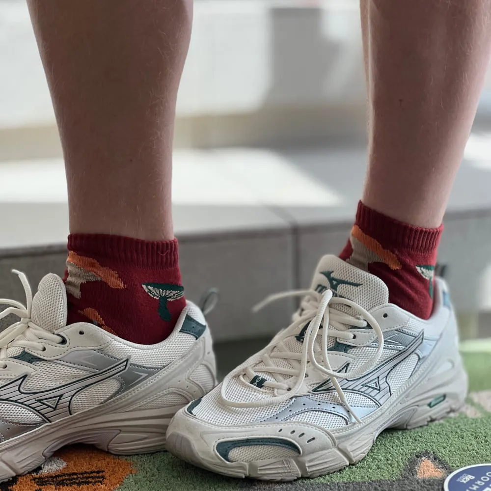 Носки Friend Function короткие Грибные бордовые 40-46 - фото 3