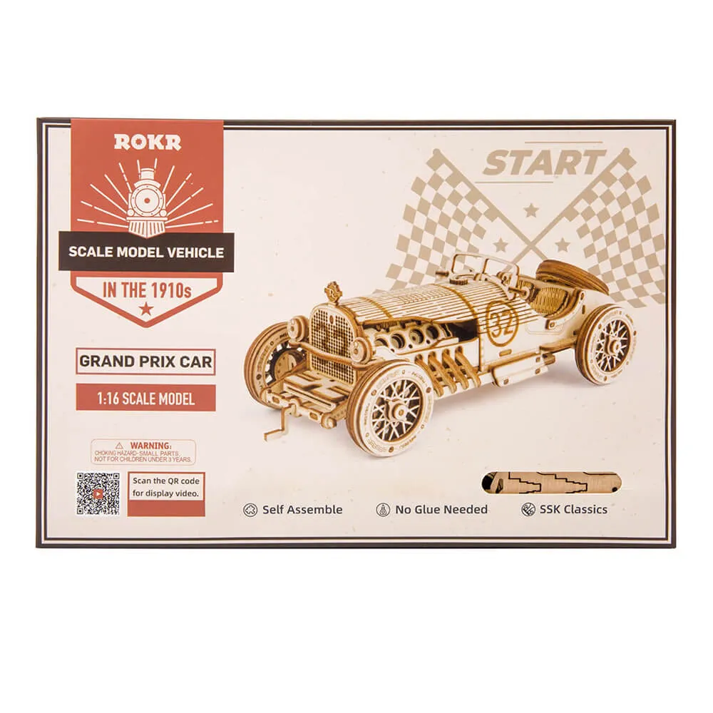 3D-пазл Robotime V8 Grand Prix Car - фото 8