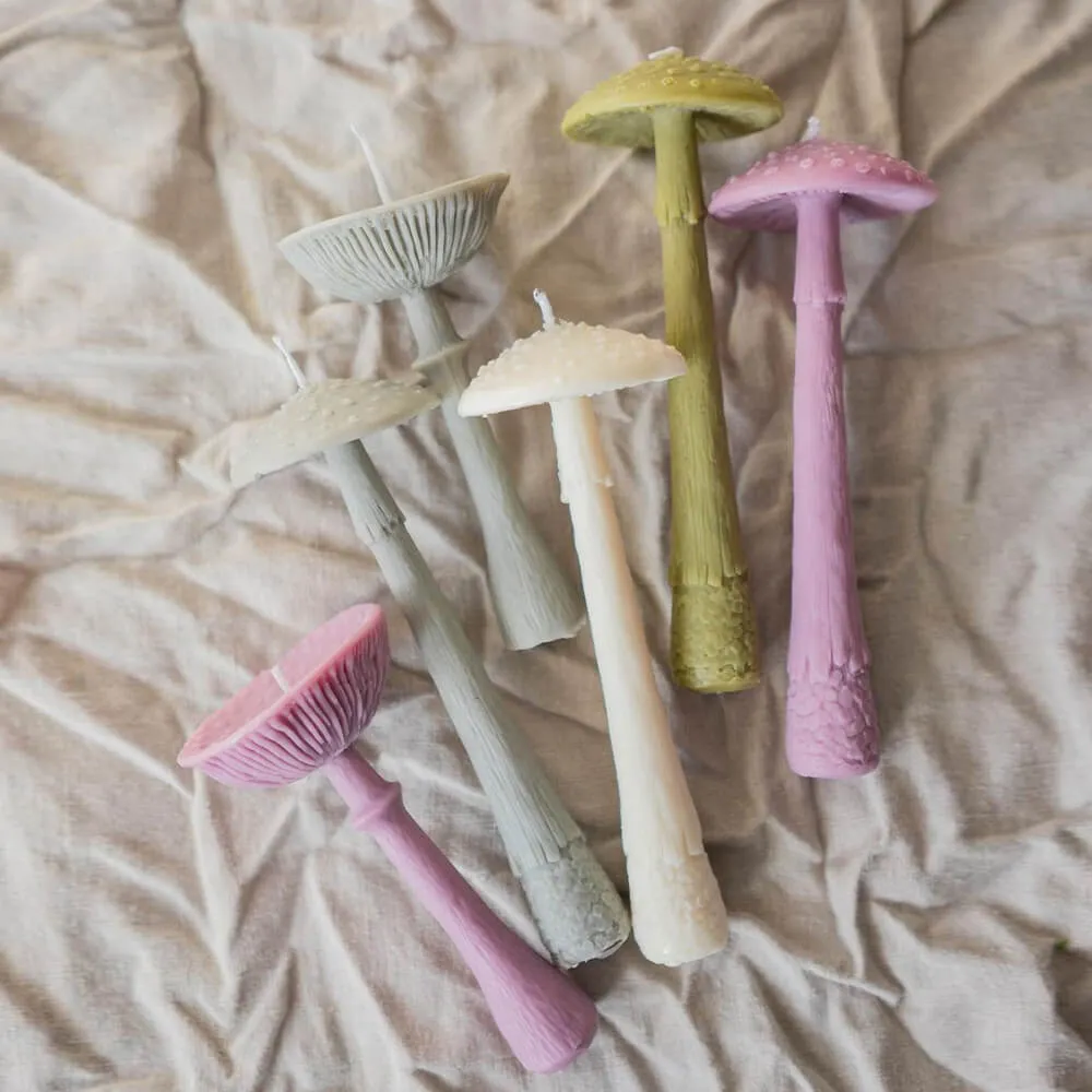 Ароматическая свеча Unification Love Гриб шляпкой вниз белый - фото 5